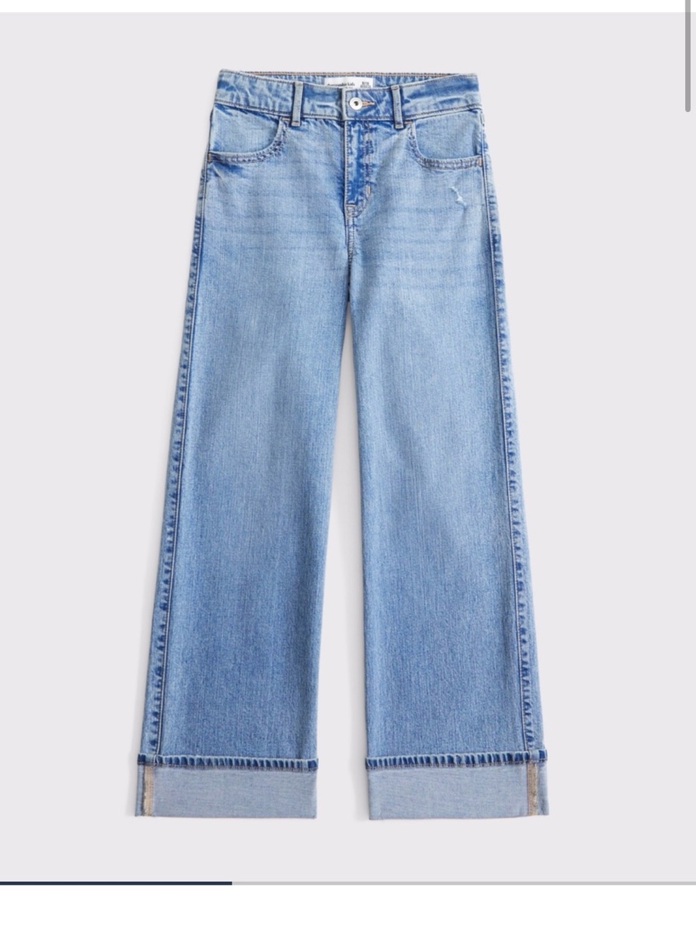 Abercrombie kids-Light Blue Wide-Leg Jeans 11/12 long
